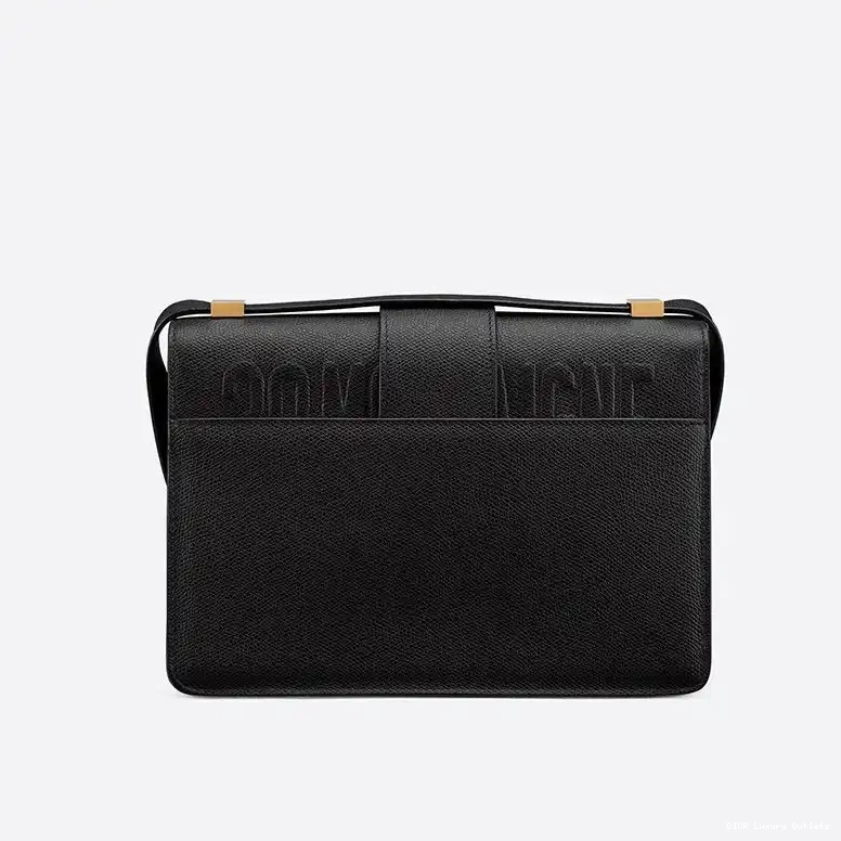 Cheap 30 Grained Montaigne Black Calfskin Dior Bag 0514 Luxury